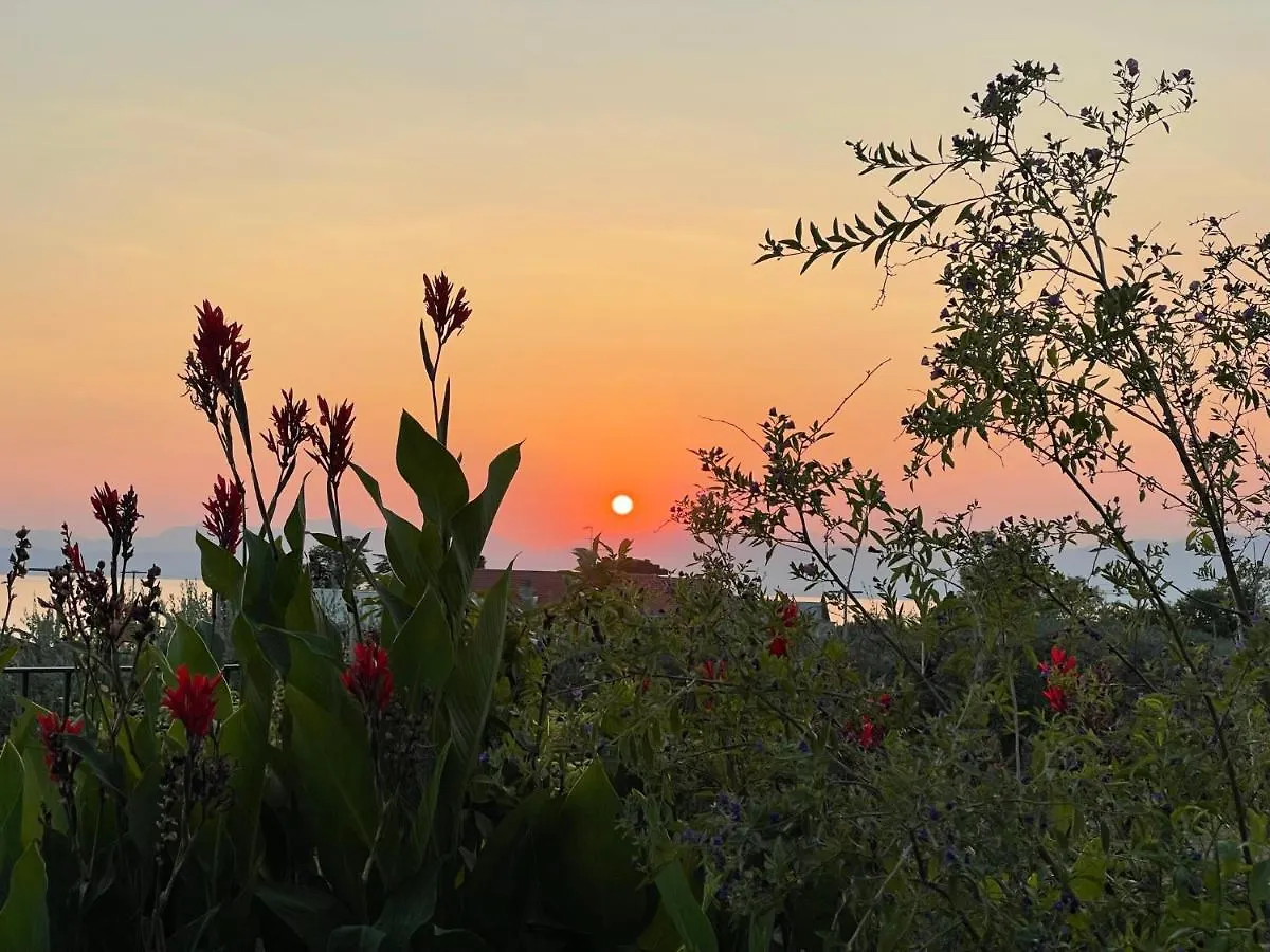 公寓 Ausblick Lazise Gardasee - Ferienhaus Mit Seeblick, Infinity Pool, Garten Und Garage 意大利
